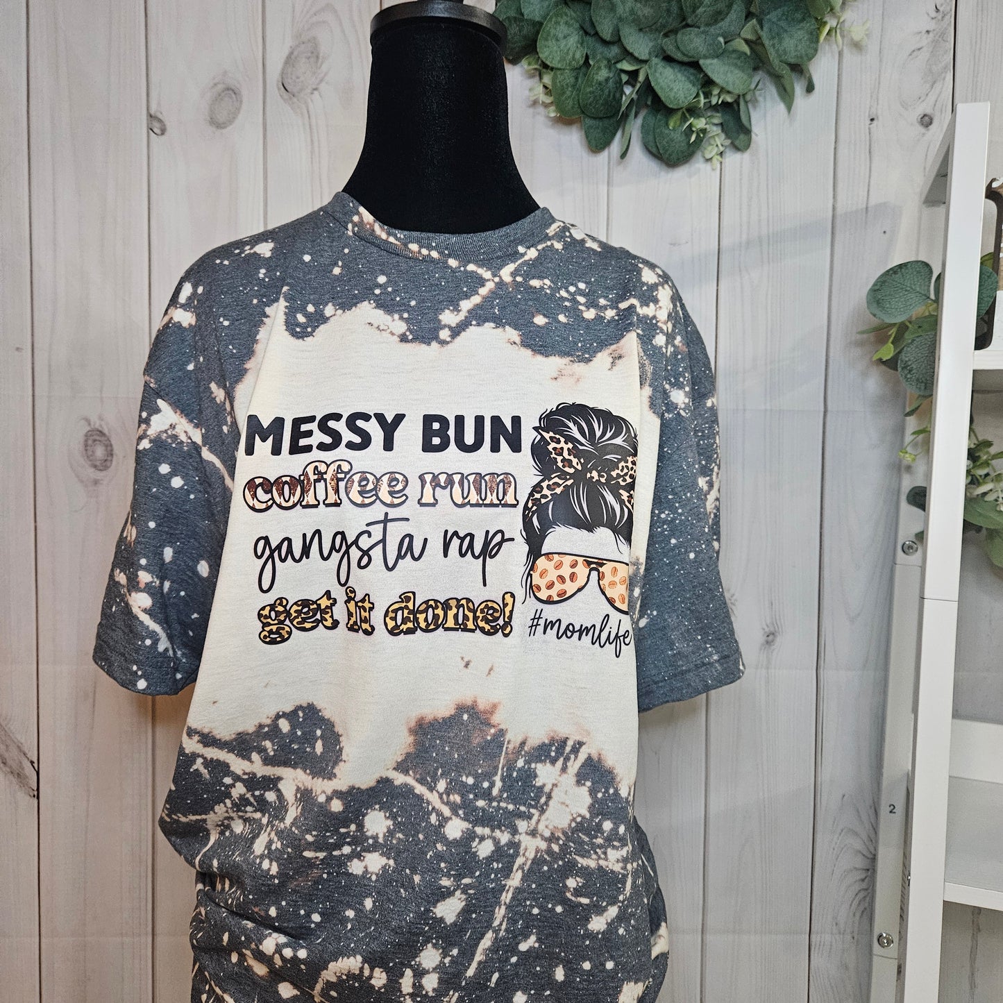 Messy Bun Mom Shirt